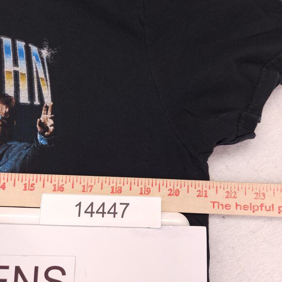 Elton John Rocket Man Band Graphic Crew Neck T Shirt Womens Size Large L Black - Picture 6 of 9